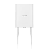 Zyxel WiFi 7 BE5100 Wireless Access Point IP55-Schutz für den Außenbereich | 2,5 Gb 4-Stream Dual-Radio | Smart Mesh MLO | PoE-Injektor Enthalten | Nebula App, Cloud oder Standalone [NWA55BE]