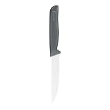 Zyliss Steakmesser, 11 cm-4,3 Zoll gezahnte deutsche Edelstahlklinge mit nachhaltigem, rutschfestem Griff aus Weizenstroh, professionelles Küchenmesser-Gemüsemesser-Pizzamesser, spü