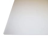 B&T Metall PMMA Acrylglas Opal Weiß glatt 2,0 mm stark Milchglas Lichtdurchlässigkeit 78% UV beständig beidseitig foliert im Zuschnitt Größe 20 x 60 cm (200 x 600 mm)