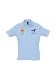 AMERICAN COLLEGE USA, Polo, Shirt, T-Shirt, Herren, Damen, Hemd, Sweat Shirts, Freizeit Mode, Sportlich, Bedruckt, Unisex, Manner, Frauen, Modell ACPL211 Marineblau, XL