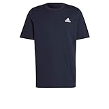 adidas Herren Essentials Single Jersey Embroidered Small Logo Tee, Legend Ink, S
