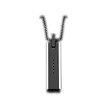 MOUDOAUER Smart Armband Halskette Hängen mit Edelstahlkette 550mm für Fitbit Flex 2 Zubehö