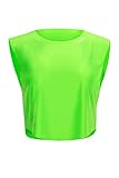WINSHAPE Damen Funktionel let cropped top Aet115, Winshape all-fit stil T Shirt, Neon-grün, M EU