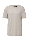 Hochwertiges Flammgarn-Shirt aus Leinen helles beige S