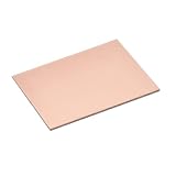 YOKIVE 2Stk PCB Kupfer Plattierte Platine FR4 Einseitige Leere Schaltung Platinen Großartig für Elektronik Hobbys Ätzen Schaltungs Projekte (70mmx50mmx1mm)