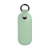 Schutzhülle für USB-Stick, Mikrofaser-Leder, mit Metallverschluss, Schlüsselanhänger, optionale Farbe, USB-Halterung