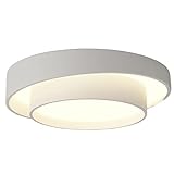 RCIDOS Round Or Square Lamp Shade Acrylic Ceiling Lights Hallway Lighting LED Dimmable Ceiling Lamps American Style Flush Mount Lighting Lamp Fixtures for Bedroom Living Room Kitchen O