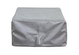 PEGASO Schutzhülle B 68 x T 68 x H 30 cm für Tisch/Hocker wetterfest Abdeckung für Gartenmöbel, wasserdichte Schutzhülle Anti-UV Abdeckplane für Gartentische Terrassenmöbel, Regenschutz und Staub