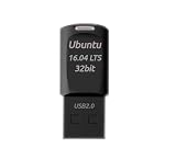 Linux Ubuntu 16.04 LTS 32-bit - Bootfähiger USB-Stick USB 2.0 für Live-Betrieb & I