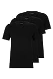 BOSS Herren V-Neck T-Shirt, 3er Pack Classic, Black, XXL