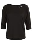 Winshape Damen Ultra Leichtes, Weiches Modal-3/4-arm Mcs004 T-Shirt, Schwarz, L EU