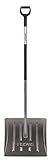 Fiskars Schneeräumer für kleine und große Schneemengen, Blattbreite: 44 cm, Kunststoff/Aluminium, Schwarz/Silber, 1001636