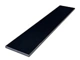 17,8 cm Super Threshold Engineered Marble Sattel – 7 Zoll Breite 36 Zoll Länge (Super Black)