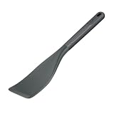 Zyliss E980236 Easy Lift Pfannenwender, 30cm, Silikon/Weizenstroh, Grau, Hitzebeständig, Spatel, Kochutensilien, Spülmaschinenfest, Küchenhelfer, 5 Jahre G