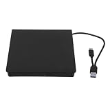 POPETPOP Rekorder mit optischem Laufwerk DVD Brenner cd-Player DVD-Player für Laptop DVD-Laufwerk CD-Brenner für Laptop Kleiner cd-Player CD-Leser Plastik Black