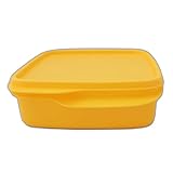 Tupperware to Go Lunchbox Clevere Pause 550 ml orange gelb mit Trennwand Eco+ S