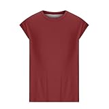 Tank Top Herren Muskelshirts Streifenmuster Tanktop Sport Tshirts Sommer Ärmelloses Unterhemd Atmungsaktiv Muscle Shirt Gym Funktionsshirt Achselshirts Freizeit Strand Tops mit Taschen(#A Red,M)