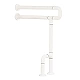 KHYTEBV Armlehne für Badezimmertoilette, Toilettensicherheitsrahmen mit leuchtender Dichtung, medizinischer Stützhandlauf, Nylonhandlauf (nur 70 cm)