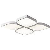 RCIDOS American Style Acrylic Lamp Shade Modern LED Ceiling Light 1-Pack Minimalist Style Flush Mount Ceiling Lamps 3000K-6000K Ceiling Lighting Lamp Fixtures for Bedroom Living Room Dining R