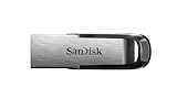SanDisk Ultra Flair USB 3.0 Flash-Laufwerk 64 GB (robustes und elegantes Metallgehäuse, Passwortschutz, 150 MB/s Lesen) Schw