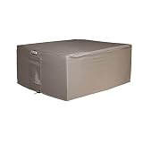 Raffles Covers Hocker Abdeckung 70 x 70 H: 45 cm | Atmungsaktiv | Wasserdicht | UV - beständig | Doppelt genähte, PU-versiegelte Naht | Elastischer Kordelzug |