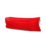 Fatboy® Lamzac 3.0 Luftsofa | Aufblasbares Sofa/Liege in Rot, Sitzsack mit Luft gefüllt | Outdoor geeignet | 200 x 90 x 50