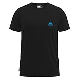 FORSBERG Lite T-Shirt mit kleinem Brustlogo in schwarz und in Weiss, Farbe:schwarz, Größe:M