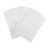 DIKACA 10Pcs Thermische Transfer Visitenkarten Thermalkarten Visitenkarten Schwarze Visitenkarten Sublimation Visitenkarten Doppelseitige Blanko Visitenkarten L