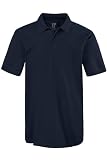 JP 1880 Herren große Größen Übergrößen Menswear L-8XL bis 8XL, Poloshirt, Oberteil, Knopfleiste, Hemdkragen, Pique, dunkel Marine 3XL 702560730-3XL