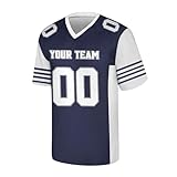 KONG JIMFAN Personalisiertes Baseball Trikot,Teamtrikot Individuell Bedruckt Namen Nummer & Logo,Individuelles Fußballtrikot Erwachsene/Kinder Unisex Football Kostüm Deutschland Trikot(5-6)