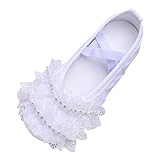 Ballettschuhe für Mädchen, Ballettschuhe Mädchen Ballett Gymnastikschuhe Turnschläppchen Mädchen Prinzessin Schuhe Ballett Tanzschuhe für Tanzpraxis, Ballett, Bü