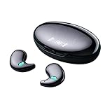 Houlyn Sleep Earbuds Invisible Bluetooth for Sleeping Smallest Buds Tiny Mini Side Sleepers Wireless Hidden Headphones Small Discreet Earpiece with Charging Case Black