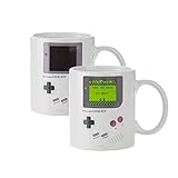 Nintendo Game Boy Thermoeffekt Tasse Super Mario 300ml Keramik weiß, 1 Stück (1er Pack)