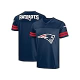 FOCO NFL Herren Offiziell lizenziertes Primary Logo Game Day Team Trikot, New England Patriots - Navy, L