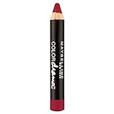 Maybelline New York Make-Up Lippenstift Color Drama Lipstick Light It Up/Kräftiges Rot mit mattierendem Finish, 1 x 2 g
