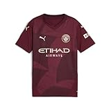 PUMA Manchester City Kinder 3. Trikot 2024/25 Saison - Burgunderrot - Größe: 140