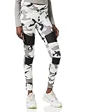 Urban Classics Damen Ladies Camo Tech Mesh Leggings, snowcamo, M
