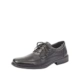 Rieker B0812 Herren Derby Schnürhalbschuhe, Schwarz (Nero 00), 47 EU, Extra w