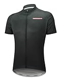 BERGRISAR Radtrikot Herren Kurzarm Rennrad Fahrrad Trikots, 8006grau, XL