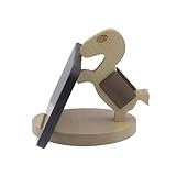 Suillty Handy-Ständer aus Holz, niedliches Tier-Design, für Smartphone, Zuhause, Büro, Schreibtisch, Dekoration, Ornament, Geschenke fü