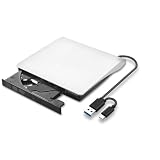 Uhidka USB 3.0 External DVD CD-ROM RW-Antriebsgehäuse 5 Gbit/S Hochgeschwindigkeit 12,7 mm Optisches Antriebsfall für Laptop-Desktop