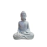 Feng Shui Skulptur Buddha-Statue aus Kunstharz, Meditation, Shakyamuni-Statuette, dekorative Heimdekoration, Feng-Shui-Skulptur, keine großen Figuren for den Innenbereich Buddha Deko ( Color : A2 )