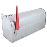 US Mailbox Amerikanischer Briefkasten Standbriefkasten Wandbriefkasten Letterbox Silb