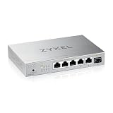 Zyxel 5-Port PoE 2.5G Multi-Gig Unmanaged Switch | 1 x 10G SFP+ | Tisch- oder Wandmontage [XMG-105HP]