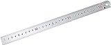 Shinwa 13134 Lineal aus Edelstahl 30 cm mit Pick-Up -Stahllineal Metalllineal Schreinerlineal - by Famex 12524