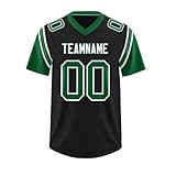 WSYZXXN Personalisiert American Football Trikot Custom Football Jersey Personalized Stitched/Printed Team Name & Number Sporthemden Men Women Youth Herren Sports Uniform Trikot Namen Sp