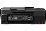 Canon PIXMA G4570 MegaTank 4in1 Multifunktionsgerät DIN A4 (Scanner, Kopierer, Drucker, Fax, ADF, Farbtintenstrahldrucker, USB, WLAN, Print App, Cloud, LC Display), schwarz/g