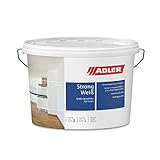 ADLER Aviva Strong-Weiß - Premium Latexfarbe, abwaschbare Wandfarbe für Küche, Bad & Flur – weiß 1