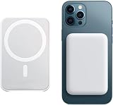 Power Bank,10000mAh Magnetische Powerbank, PD 22.5W schnellladende drahtlose Powerbank, mit USB-C Eingang und Ausgang und Uhrenkopfhörer Aufladung, passend für (D19)