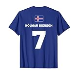 Isländische Namen auf Sauf Trikot Fußball Island Mallorca T-S